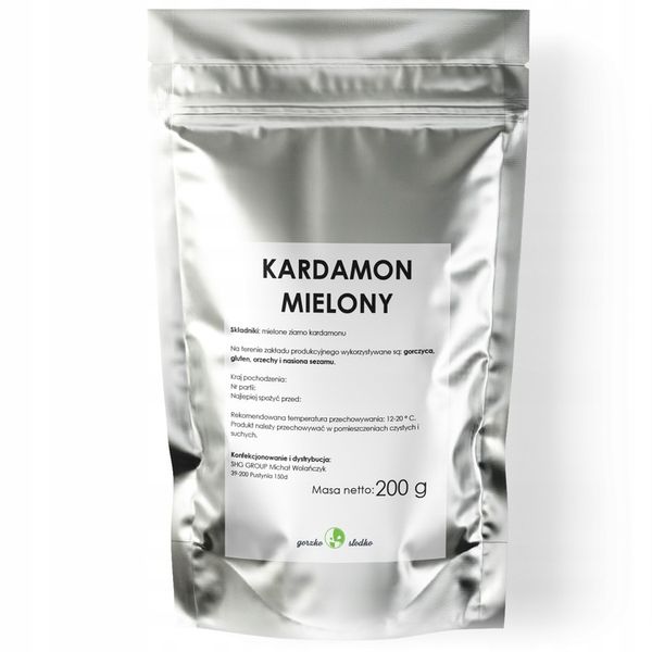 KARDAMON MIELONY aromatyczny kardamon mielony 200g zdjęcie 4