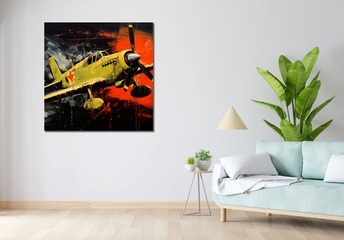 Obraz 100x100cm Barwny Przelot na Arena.pl