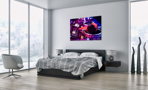 Obraz Na Płótnie - Studio Nagrań  - 120X80 Cm - Aa120X80-2404 na Arena.pl