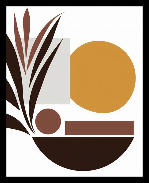 Plakat 40x50cm Stylizacja Roślin zdjęcie 2