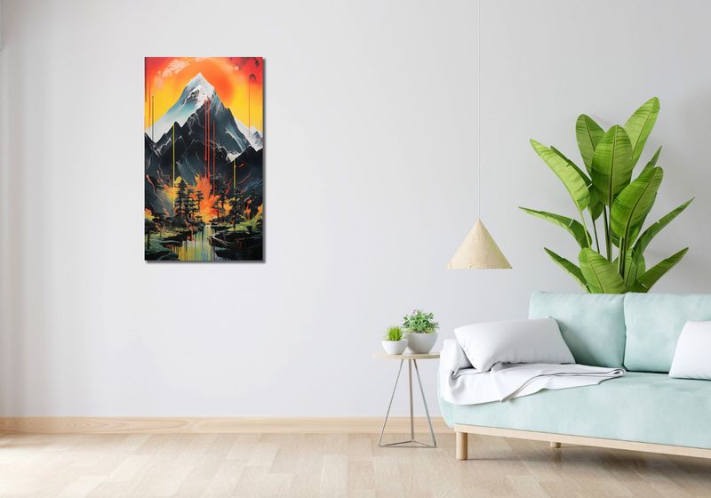 Obraz 50x90cm Górska Alchemia zdjęcie 2