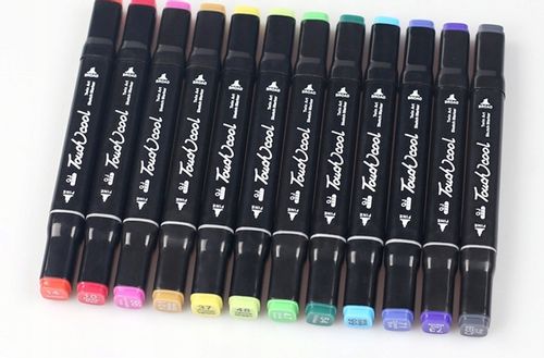 PRO MARKERY ALKOHOLOWE DWUSTRONNE 60szt + TORBA na Arena.pl