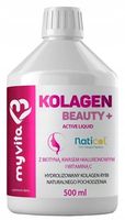 MYVITA KOLAGEN BEAUTY 500 ml KOLAGEN RYBI Z DORSZA WŁOSY SKÓRA