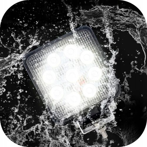 LAMPA LEDOWA ROBOCZA IP 65 SZPERACZ LED 12V LAMPY HALOGENY SAMOCHODOWE na Arena.pl