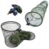 SIATKA na ryby wędkarska na SZTYCĘ 35 cm x 200 cm