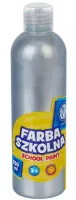 Farba szkolna 250 ml, srebrna metaliczna