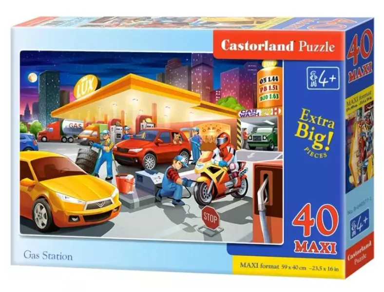 Puzzle maxi 40 elementów. Gas Station zdjęcie 1
