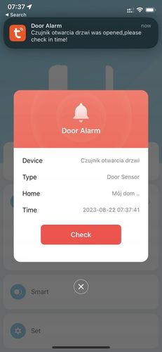 Czujnik otwarcia drzwi i okna WIFI TUYA SMART na Arena.pl