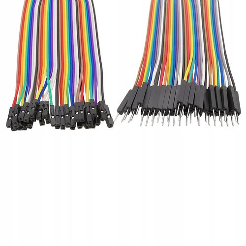Przewody Zworki Męsko Żeńskie 10Cm 40Szt Arduino na Arena.pl
