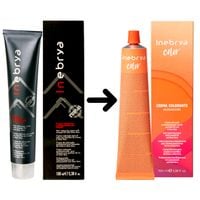 Inebrya farba do włosów, koloryzacja trwała, 100 ml 5/17 jasny brąz kaszmirowy