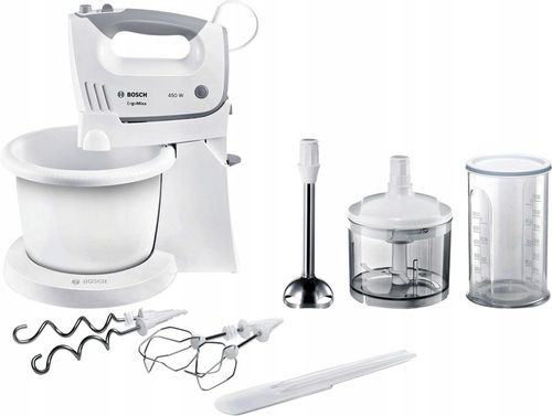 BOSCH MIKSER z misą MFQ36490 SIEKACZ BLENDER 450W MOCNY+ ŚCIERECZKI SPONTEX na Arena.pl