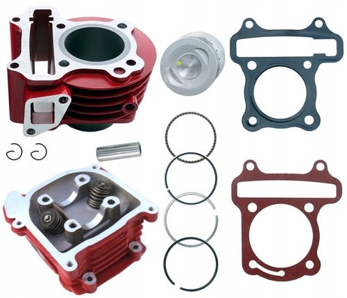 CYLINDER GŁOWICA KOMPLET 80 CC SKUTER 4T TUNING Martinelli na Arena.pl