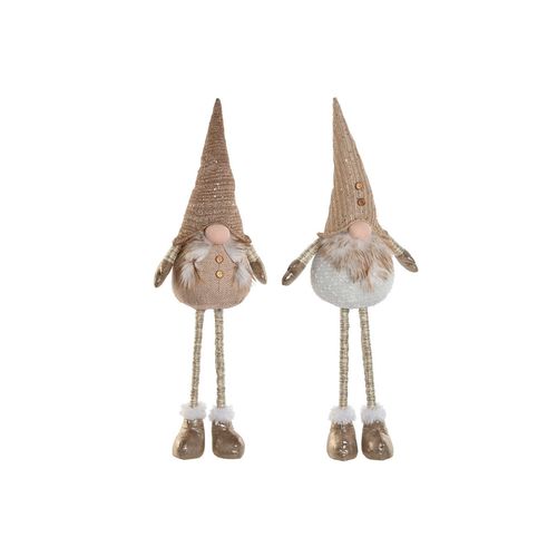 ozdoby świąteczne Home ESPRIT Biały Beżowy Gnom 30 x 20 x 58 cm (2 Sztuk) na Arena.pl