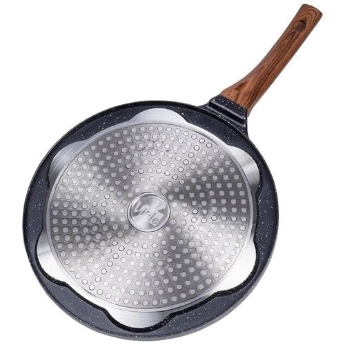 patelnia granitowa do 7 jajek placuszków black&wood 199007 na Arena.pl