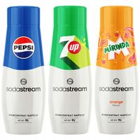 ZESTAW SYROP PEPSI + 7UP + MIRINDA SODASTREAM