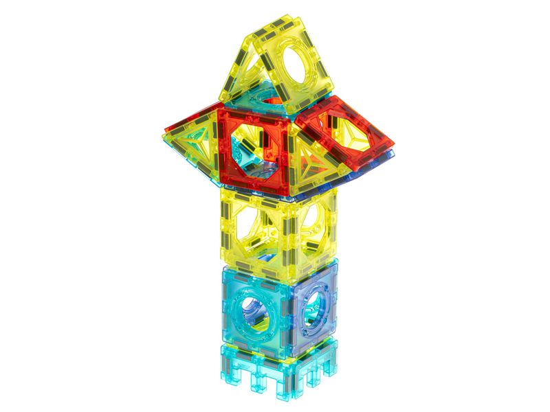 Klocki magnetyczne marble tor kulkowy świecący 75 elementów zdjęcie 10