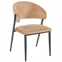 krzesło cappucino welurowe riviera do biura salonu nowoczesne furnitex