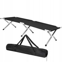 SKŁADANE ŁÓŻKO TURYSTYCZNE POLOWE LEKKIE KANADYJKA 190x74 LEŻANKA PRZENOŚNE