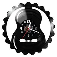 Zegar ścienny z płyty winylowej gitara 926.14