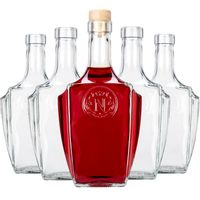 5 sztuk butelki BONAPARTE 500 ml z korkami na nalewki wino sok