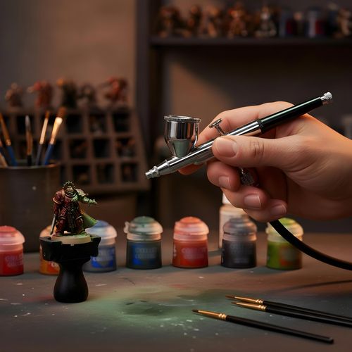 aerograf modelarski precyzyjny z dyszą 0,3mm double action na Arena.pl