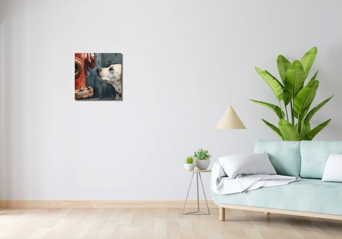 Obraz 40x40cm Kumpel przy Hydrancie na Arena.pl