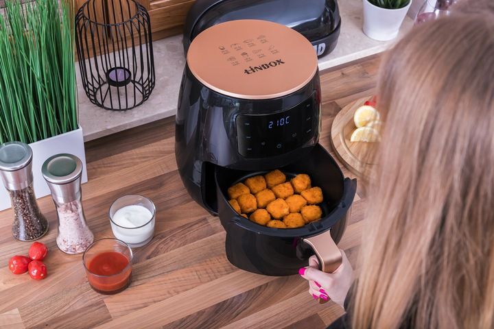 Frytkownica bezolejowa beztłuszczowa panel dotykowy 5 programów 4,5L 1400W zdjęcie 7