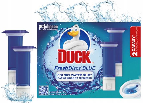 Duck Fresh Discs Blue - Żelowy Krążek Do Toalety 72ml (2 x 36ml) na Arena.pl