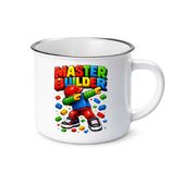 Master builder - kubek emaliowany na prezent KLOCKI LEGO MISTRZ DLA DZIECKA