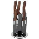 zestaw 5 kuchennych noży w stojaku klausberg kb-7615