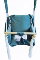 HUŚTAWKA DLA DZIECI KRÓLICZEK kolor TURKUSOWY