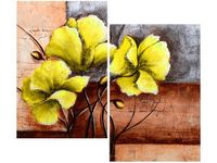 80X70CM WYRAZISTE MAKI DUO OBRAZ