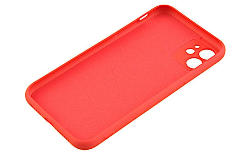 Etui silikonowe Tint do Apple iPhone 11 czerwony zdjęcie 3