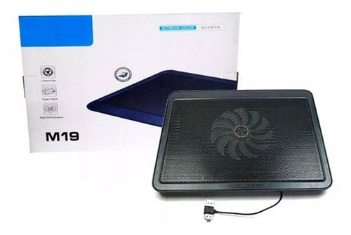 PODSTAWKA CHŁODZĄCA POD LAPTOPA LED CICHA USB WIATRAK 140mm DO 15,6" na Arena.pl