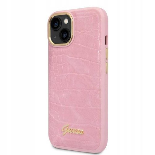 Guess Croco Collection Etui do iPhone 14 (różowy) na Arena.pl