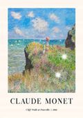 Plakat 59,4x42 A2 Claude Monet klif morze reprodukcja sztuka BOHO 30 WZORÓW
