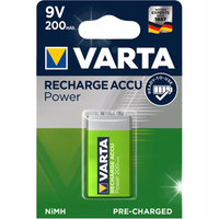 1X AKUMULATOREK BATERIA VARTA 9V HR9 200MAH R2U