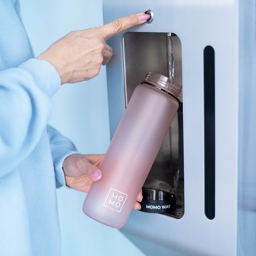 BUTELKA na wodę 1l MOMO WAY BIDON z sitkiem na owoce bpa free tritan na Arena.pl