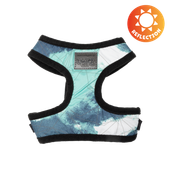 Regulowana uprząż z odblaskiem niebieska 23~28-36~41cm 3-5 kg UNIQ PETS