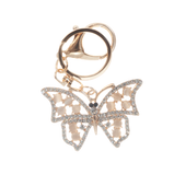 brelok do kluczy z cyrkoniami motyl