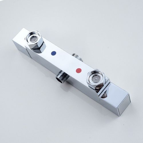 BATERIA TERMOSTATYCZNA DO KABINY PRYSZNICOWEJ NATRYSKOWEJ TERMOSTAT CHROM na Arena.pl