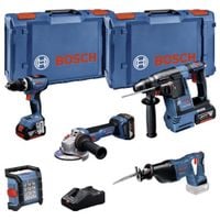 zestaw combi 18v gsb+gbh+gws+gsa+gli 3*5.0ah - b 615a5007s