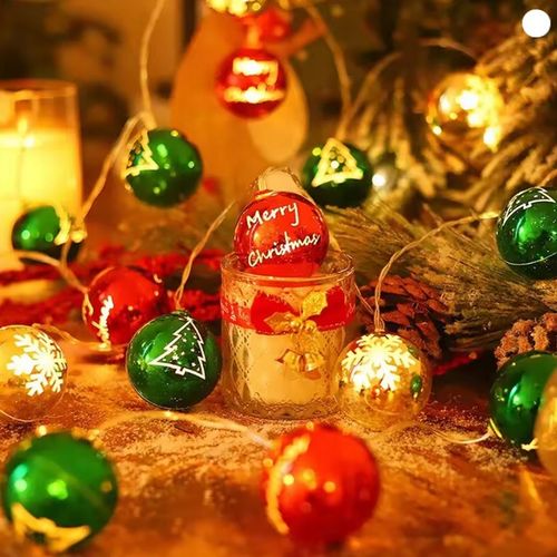 Łańcuch Girlanda Świetlna 20Led Na Boże Narodzenie Na Baterie4.1 m z pilot na Arena.pl