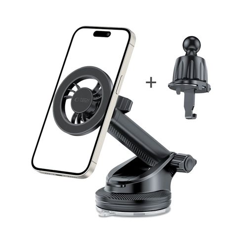 tech-protect n56 magnetic magsafe dashboard & vent car mount black na Arena.pl