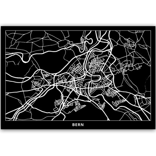 Obraz na płótnie – Canvas, plan miasta Brno 120x80 na Arena.pl