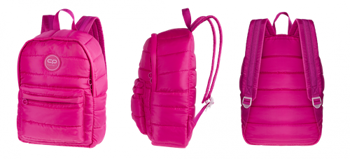 Plecak CoolPack miejski RUBY różowy, PINK + pompon (12577CP) na Arena.pl