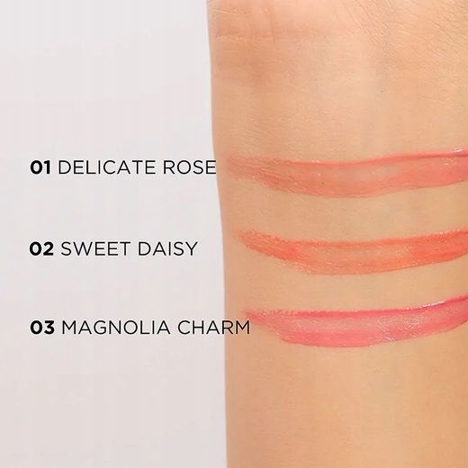 Kremowy błyszczyk z kwasem hialuronowym Eveline 01 Delicate Rose Flower zdjęcie 2