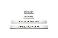 Listwa progowa OPEL INSIGNIA B Stal nierdzewna 304 połysk z czarnymi litera