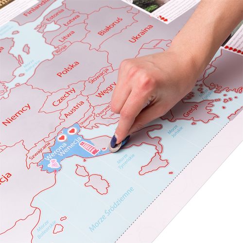 MAPA EUROPY DLA DWOJGA - ZDRAPKA DLA PAR na Arena.pl