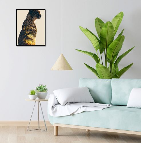 Plakat 40x50cm Gepard Duch Sawanny na Arena.pl